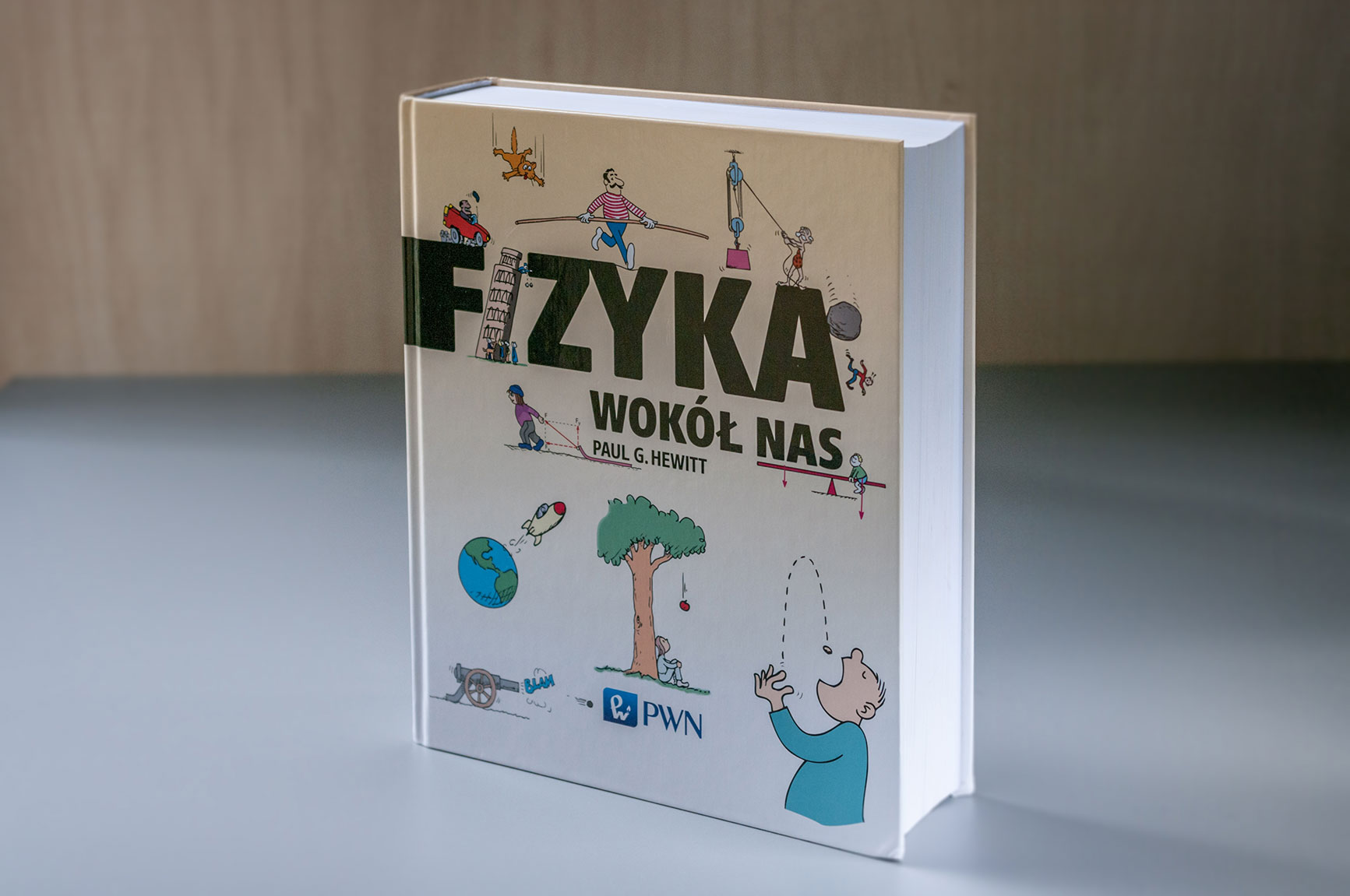 Nowa Era Fizyka Wokol Nas Sprawdzian Prad PWN Fizyka wokół nas: projekt okładki - Czynne Studio